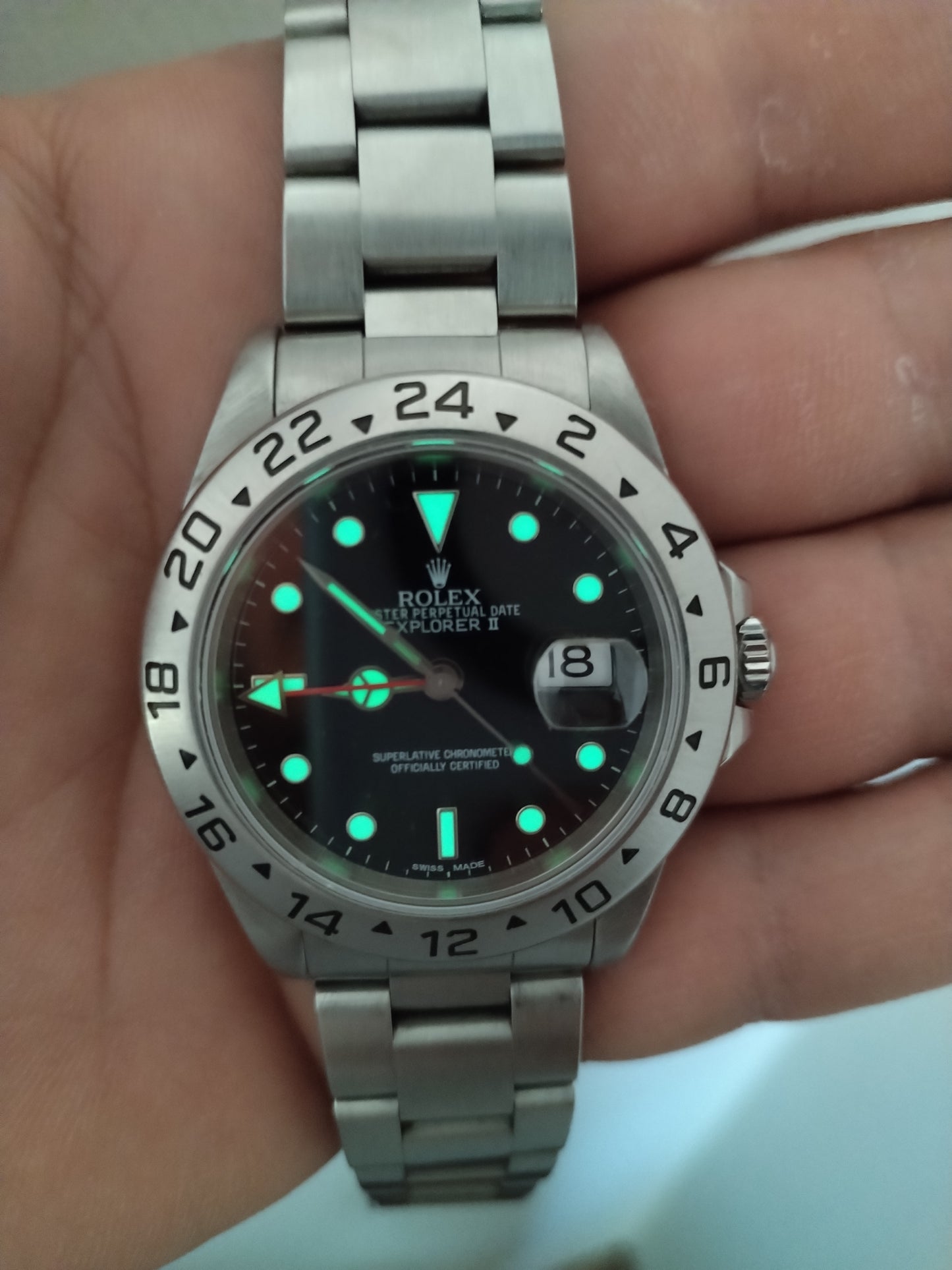 Rolex Explorer 2 Negro