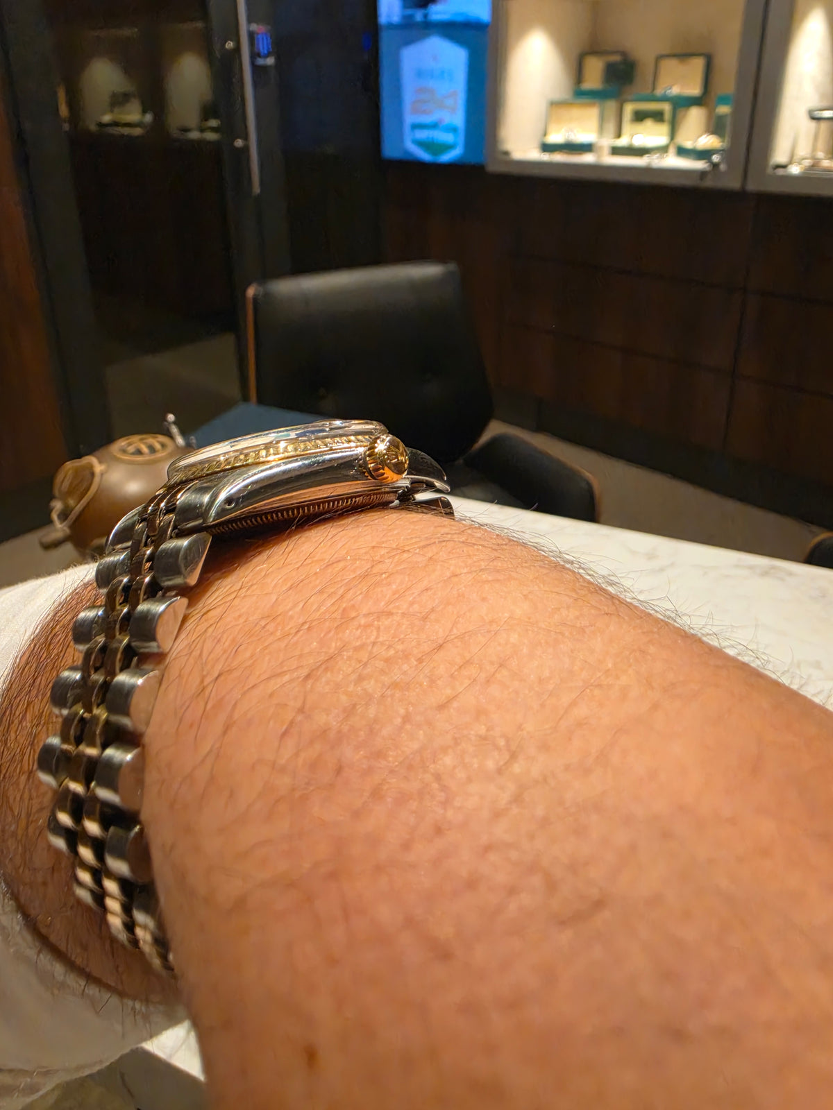 Rolex Date Just 36mm two tone