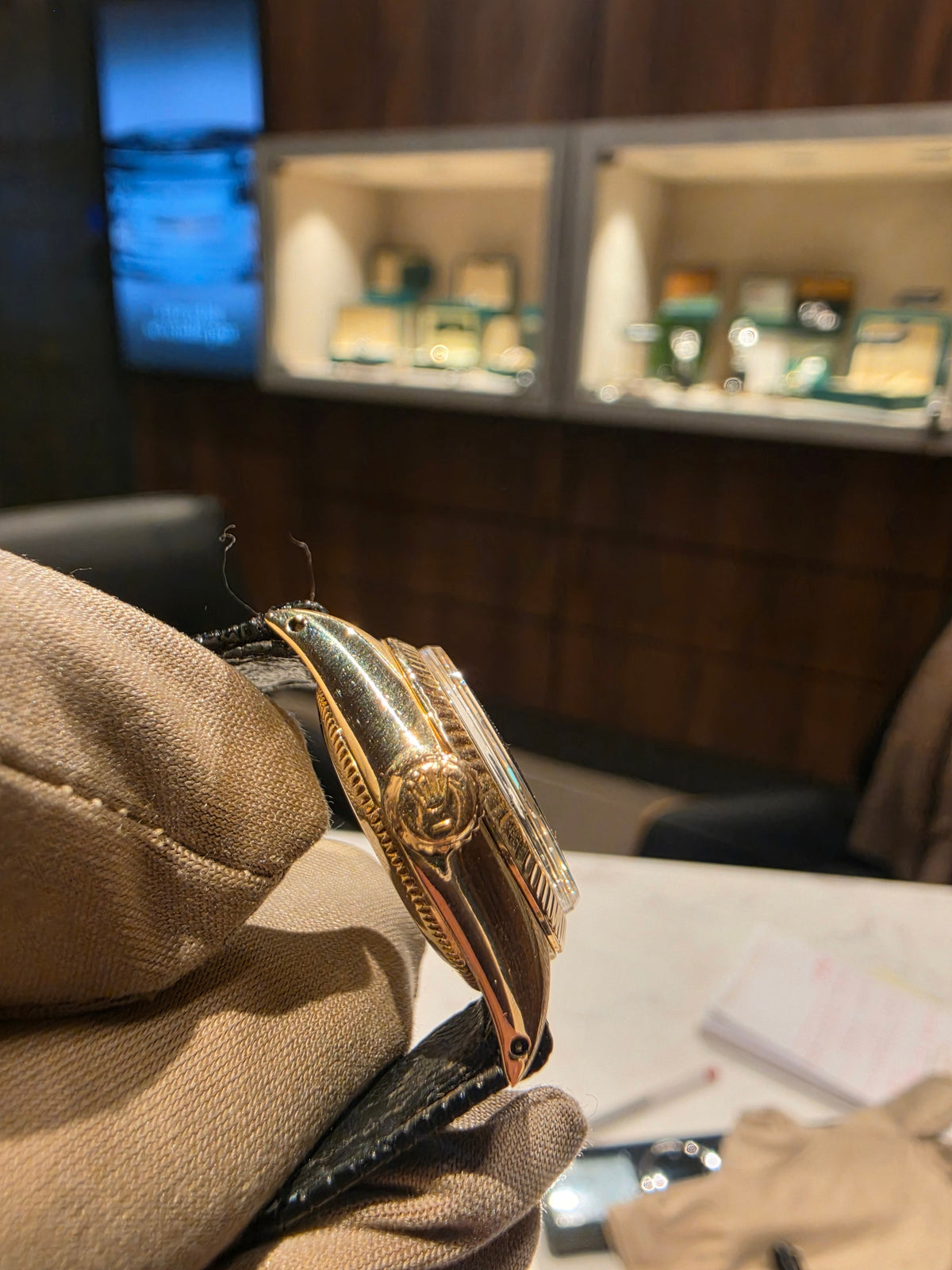 Rolex Oyster Perpetual 6719 de dama en oro macizo