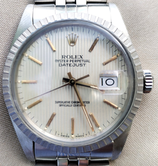 Rolex Date Just Guilloché