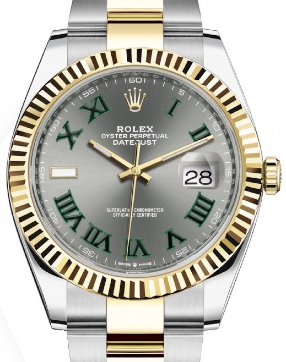 Rolex 41mm Date Just  II Wimbledon 2 Tonos