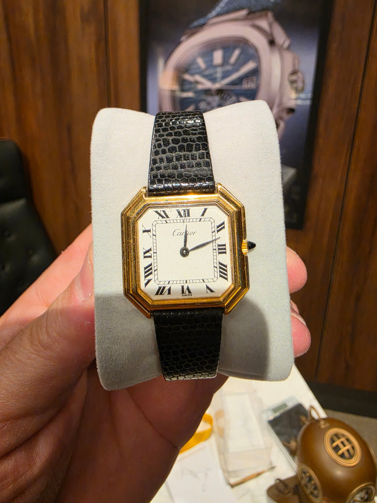 Cartier Ceinture Vintage — Oro Amarillo | Carga Manual | Solo Reloj