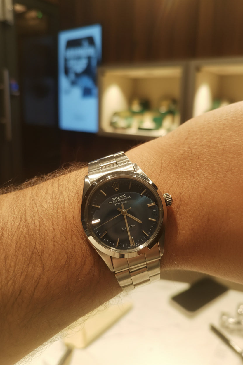 Rolex Airking 34mm Azul
