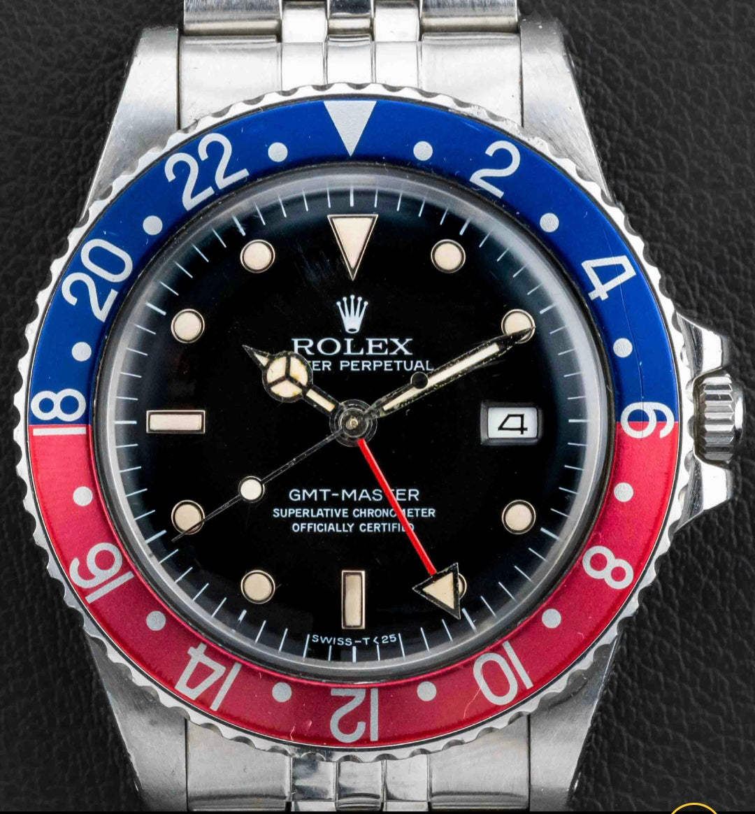 Rolex GMT-Master Ref. 16750 "Pepsi" — Malla Jubilee