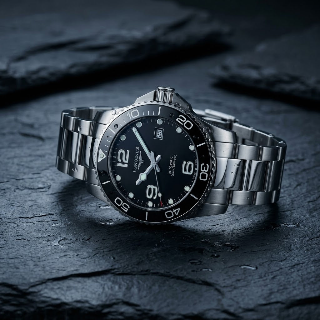 Longines HydroConquest Cerámico 41 mm Negro | Full Set