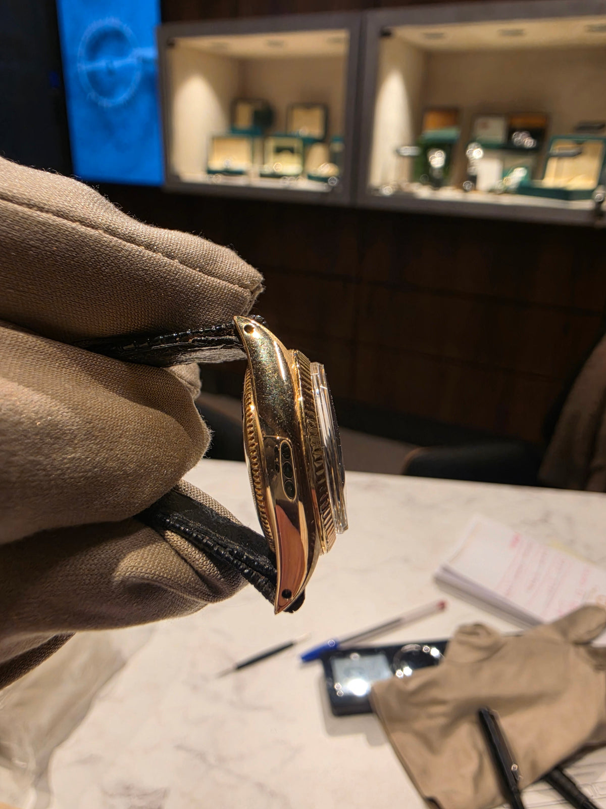 Rolex Oyster Perpetual 6719 de dama en oro macizo