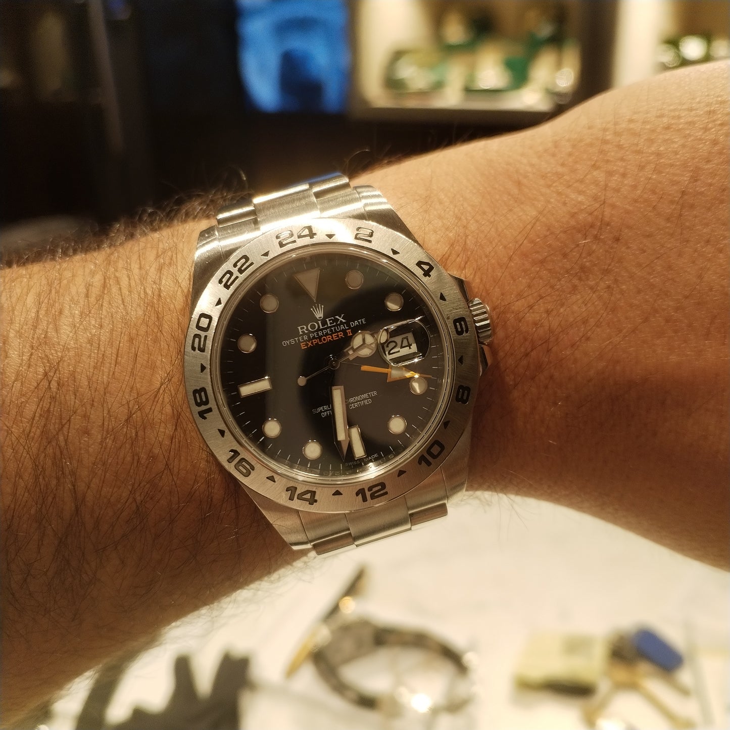 Rolex Explorer II 42mm Freccione