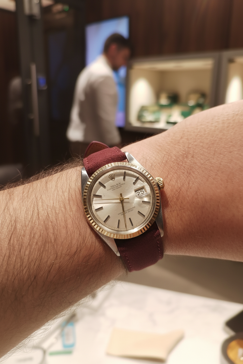 Rolex Date Just 36mm two tone