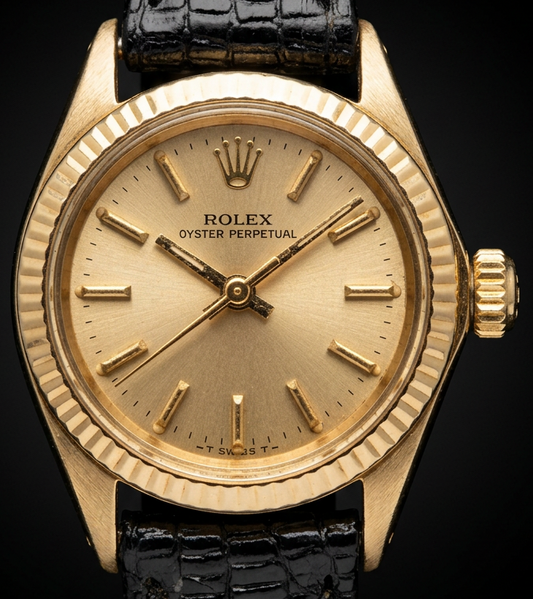 Rolex Oyster Perpetual 6719 de dama en oro macizo