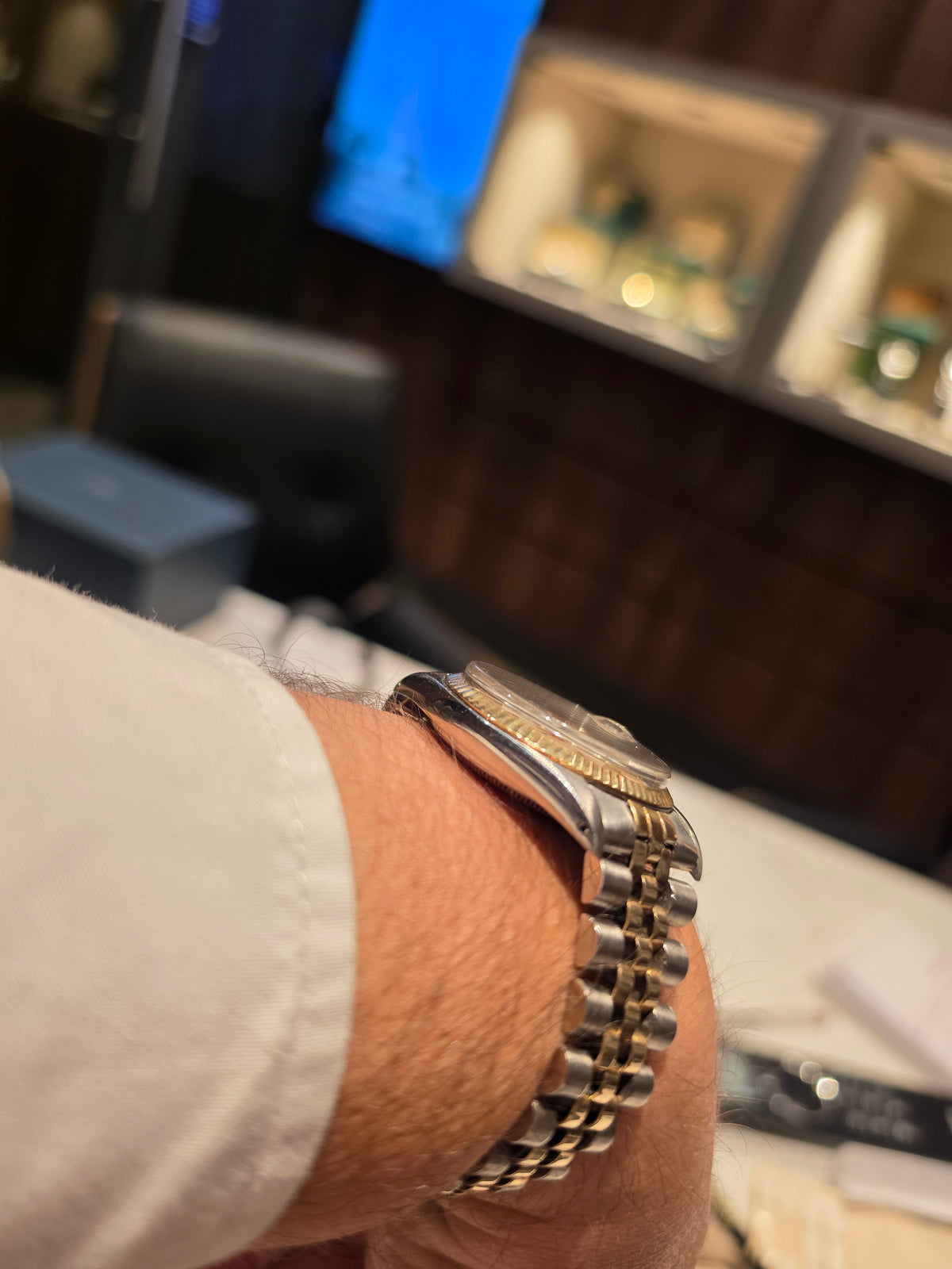 Rolex Date Just 36mm two tone
