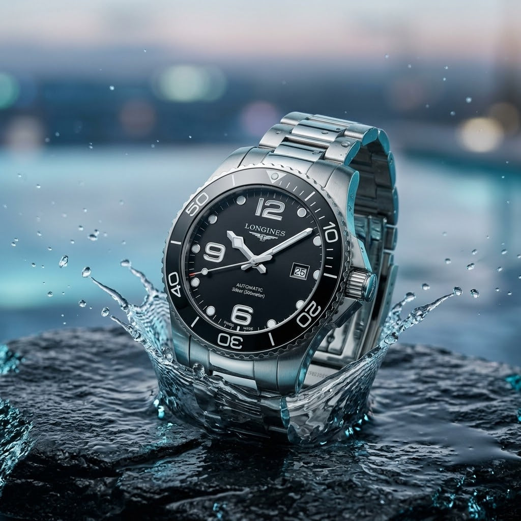 Longines HydroConquest Cerámico 41 mm Negro | Full Set