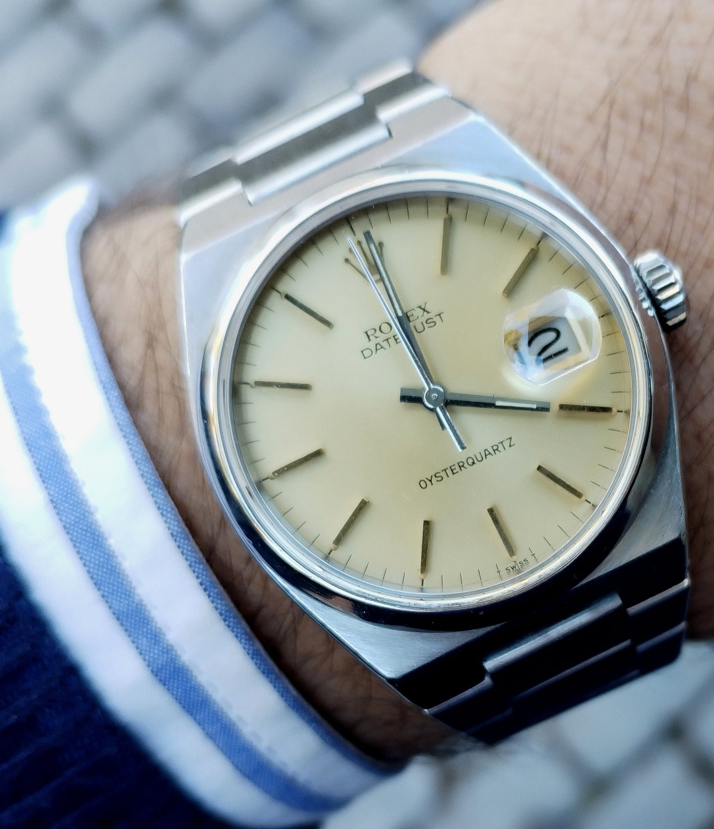 Rolex Date Just Oysterquartz 17000
