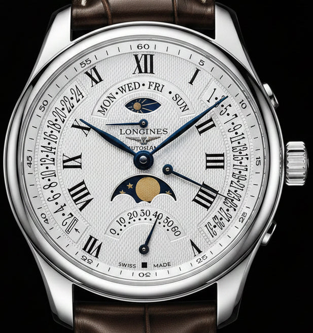 Longines Master Collection Moonphase – Calendario Anual, Full set
