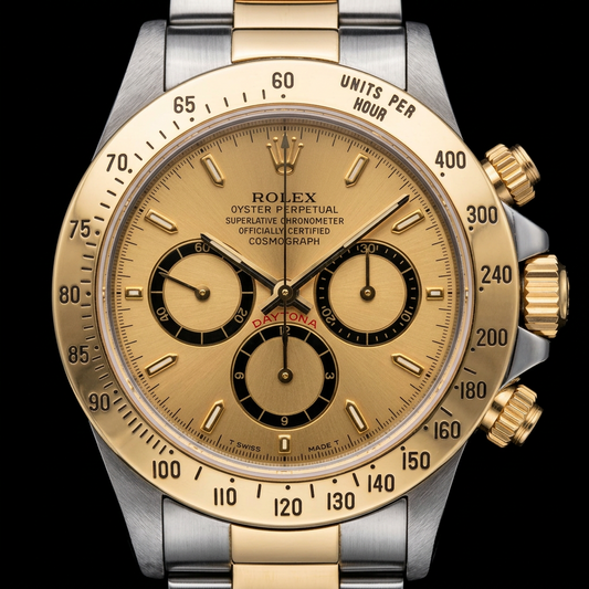 Rolex Daytona Zenith 16523 · Champagne · 1998 · Acero y Oro