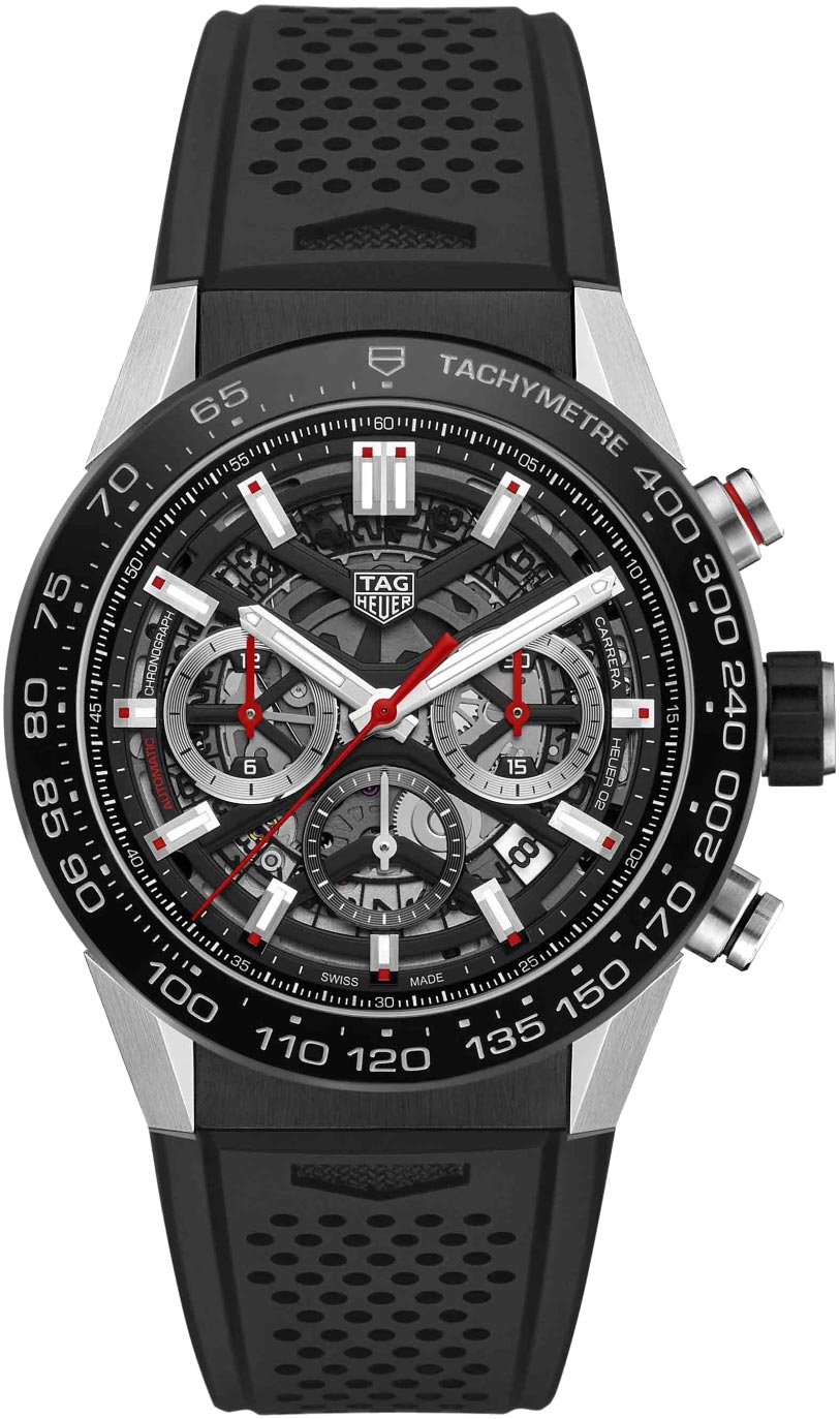 TAG Heuer Carrera CV2A10 — Esfera Skeleton, Año 2021, Full Set