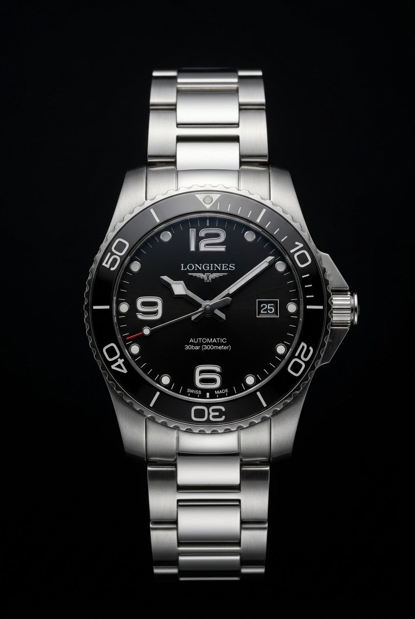 Longines HydroConquest Cerámico 41 mm Negro | Full Set
