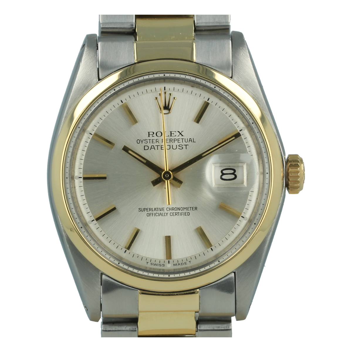 Rolex Date Just 36mm two tone