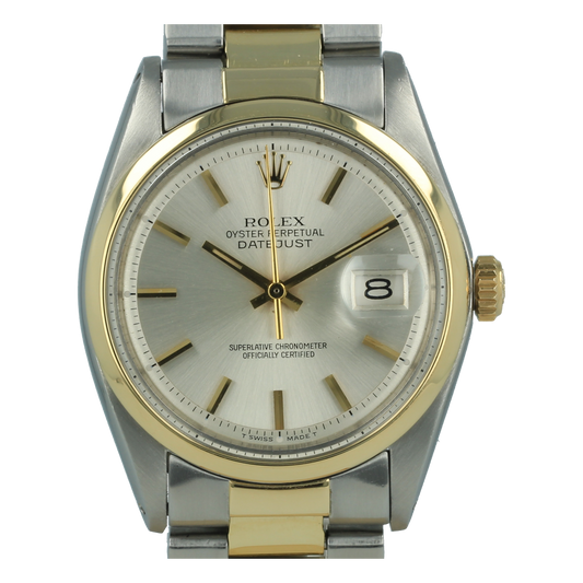 Rolex Date Just 36mm two tone